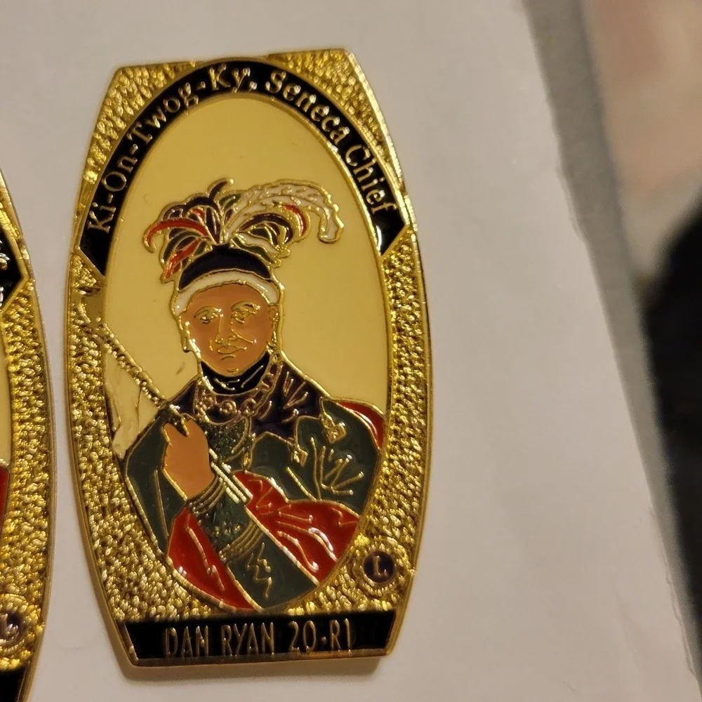 13pc Lions Club‎ International Native American Chiefs Enamel Trading Pin Set